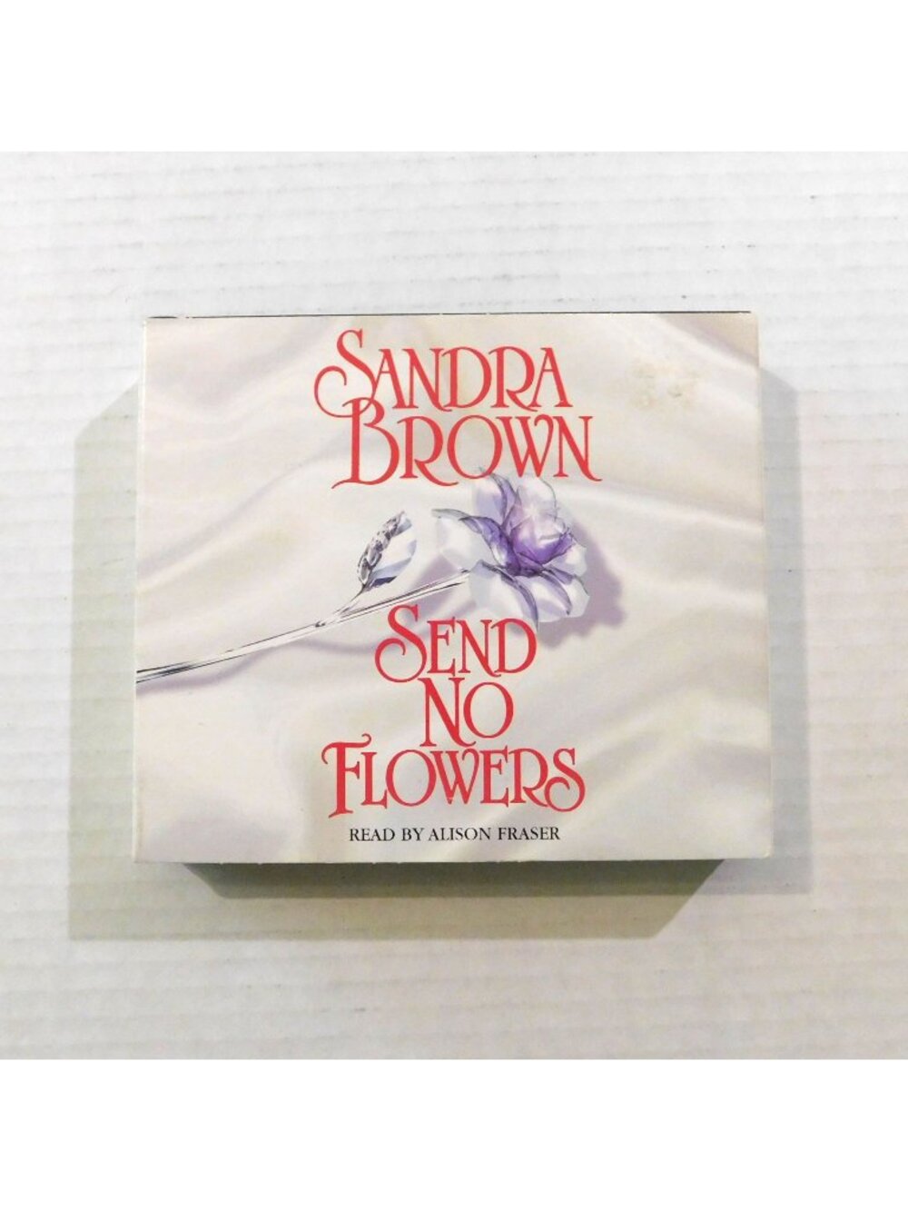 Send No Flowers by Sandra Brown Audiobook 3 CDs 1999 Read by Alison Fraser